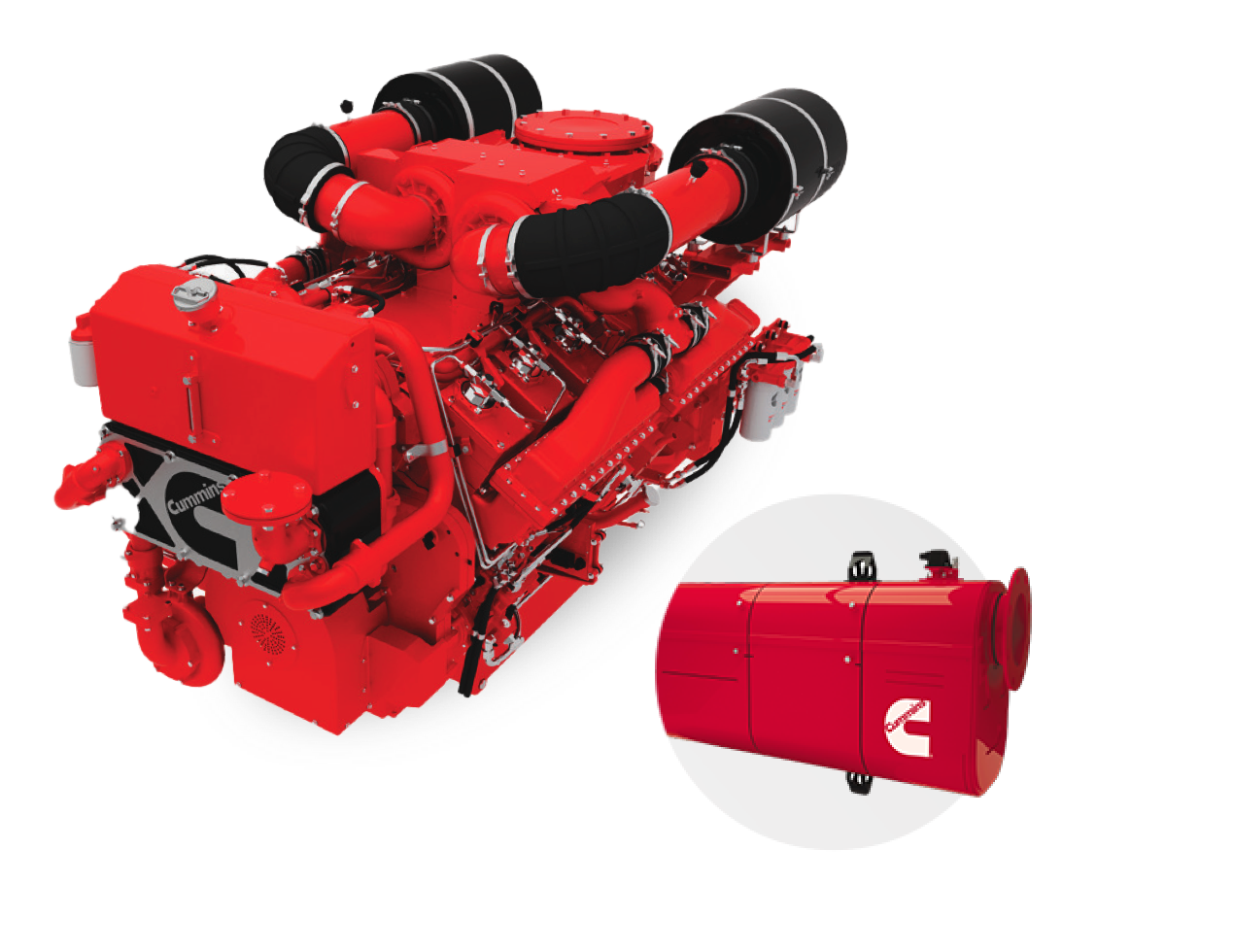 Cummins QSK38 Marine Engine