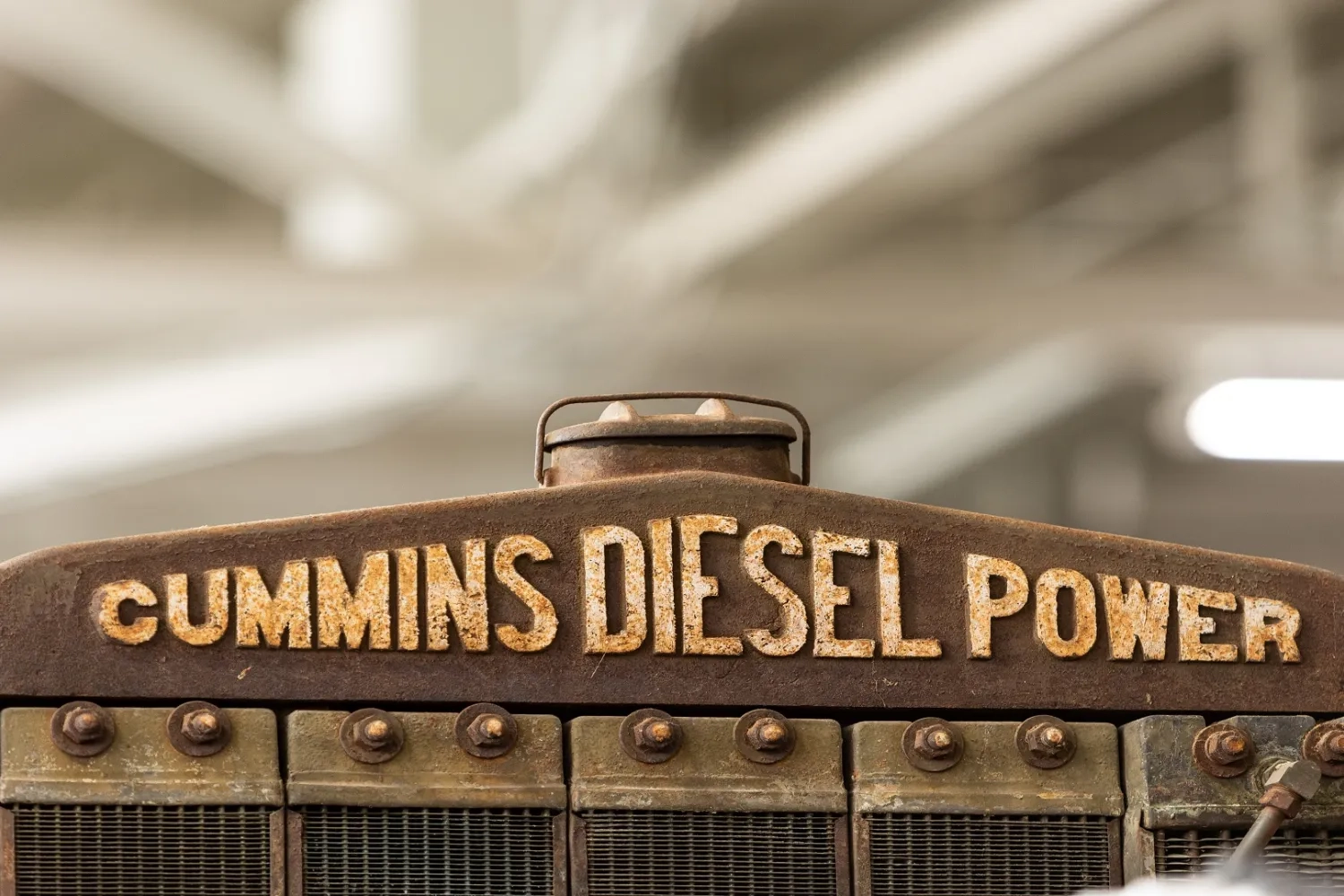 Old Cummins diesel generator